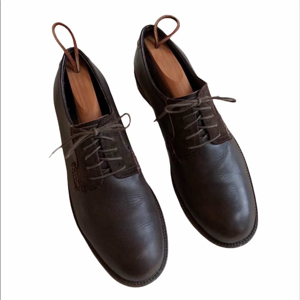 Ben Sherman Dark Brown Leather Oxfords 8 - Picture 1 of 13